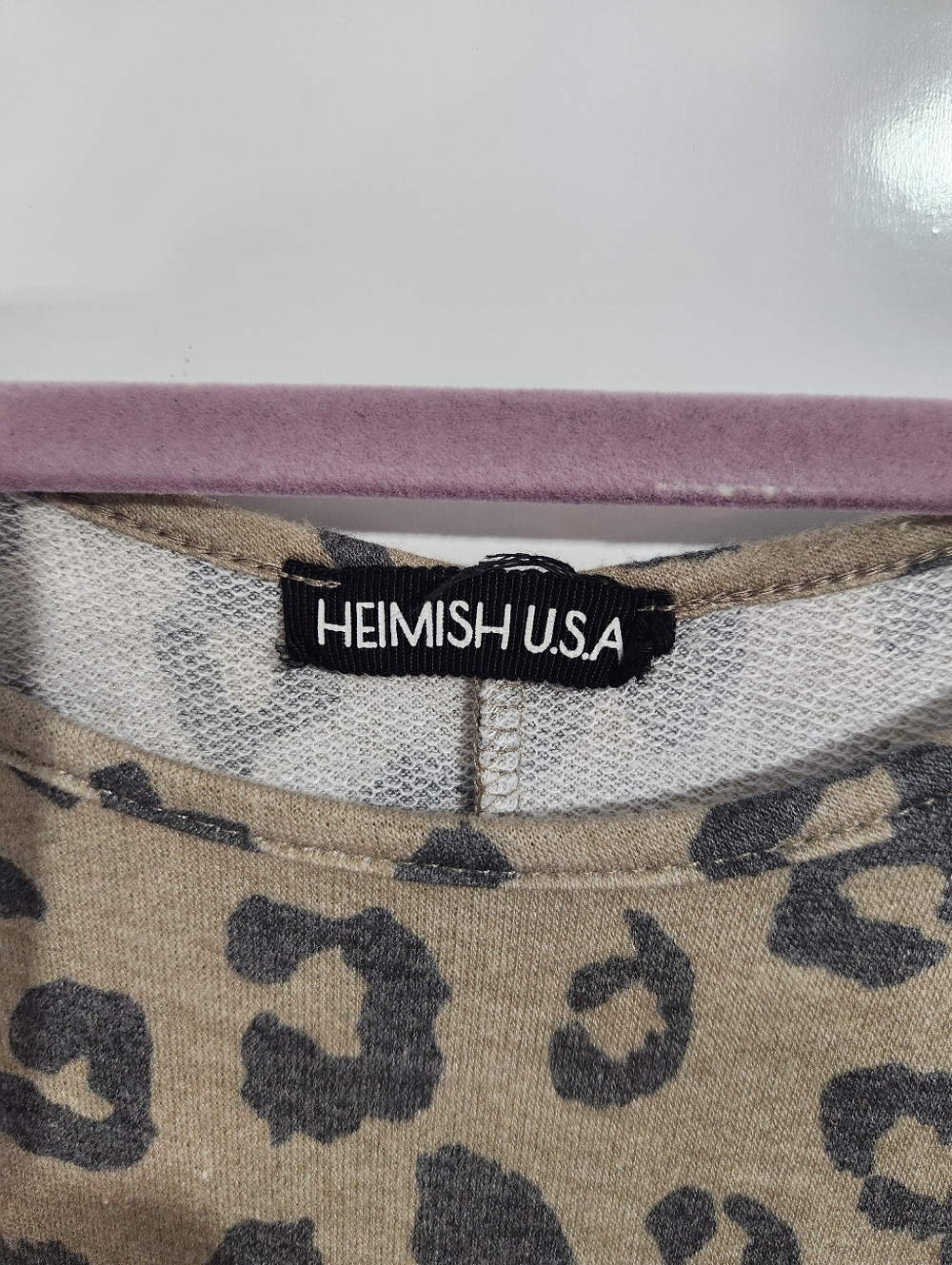 HEIMISH USA Beige Leopard Print Maxi Dress, Size 2x - Picture 2 of 7